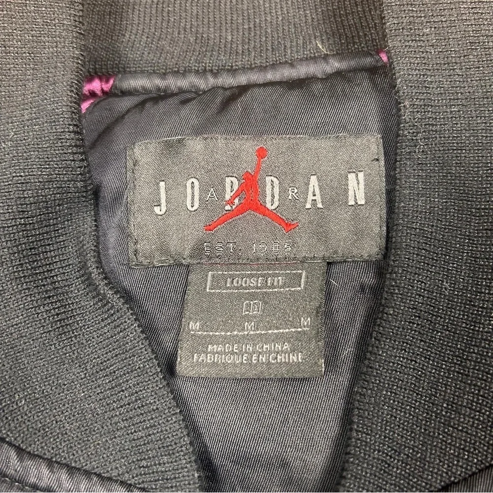 Air Jordan Men’s Sports Full-Length Zipper Autumn Jacket Black Size‎ M